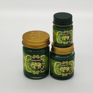 泰国王权免税店代购金象牌青草药膏凉型蚊虫叮咬提神醒脑清凉醒神