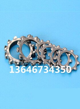 DIN6797A不锈钢外齿锁紧垫圈弹性紧固垫片M2.5M3M4M5M6-M24M27M30
