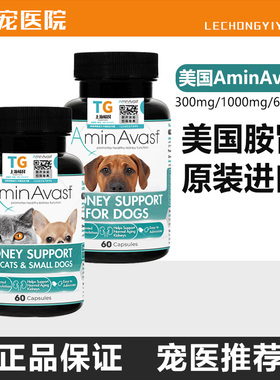 美国胺肾Aminavast狗肾脏降磷猫狗肾犬肾透活肾犬猫用护肾脏支持