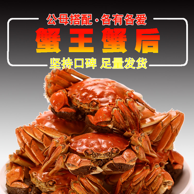 蟹小吴大闸蟹礼盒半斤公螃蟹5.0两母蟹4两各3只阳澄湖镇鲜活特大在类目 水产肉类/新鲜蔬果/熟食, 海鲜/水产品/制品, 蟹类, 大闸蟹中 - 来自Buy2taobao.com提供专业的淘宝代购服务