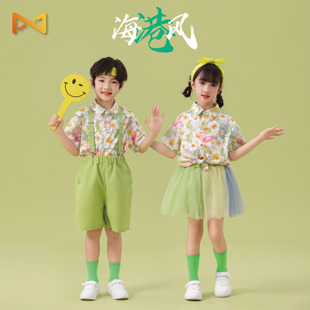 幼儿园舞蹈服小学生运动会开幕方阵服啦啦队演出服合唱朗诵比赛服