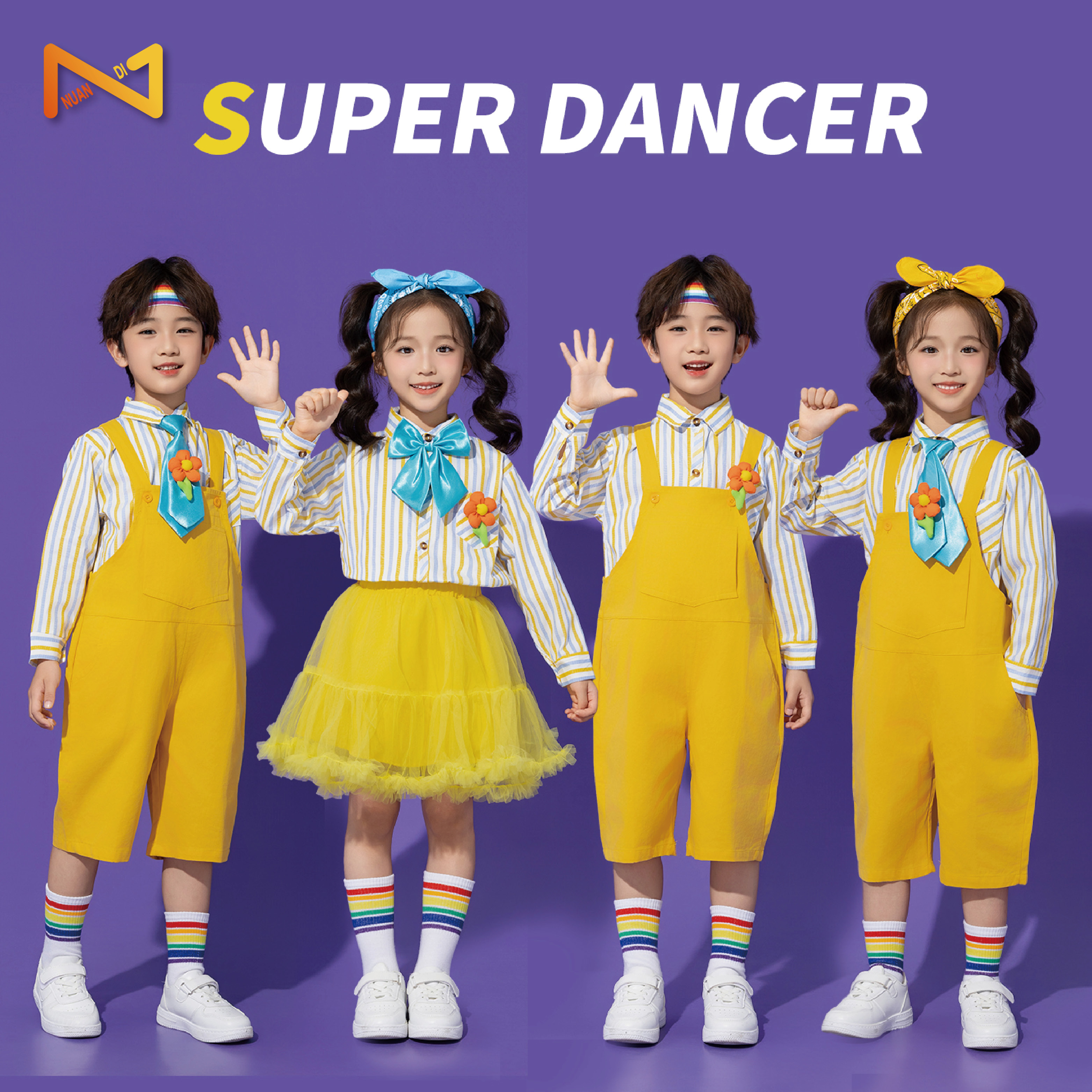 小学生运动会开幕式演出服啦啦队