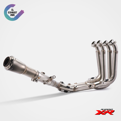 适用20-25款宝马S1000XR摩托车排气管全段改装不锈钢消声器