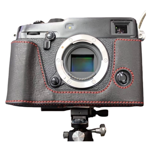 富士xpro3保护套皮套相机包配件半套底座手柄真皮原装包羊皮套袋