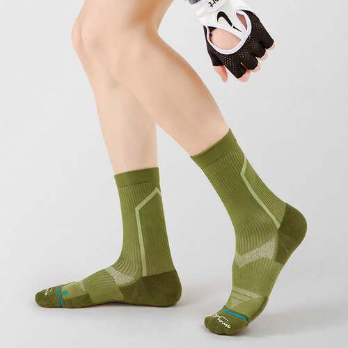 Men's Breathable Quick-Dry Terry Cycling Socks