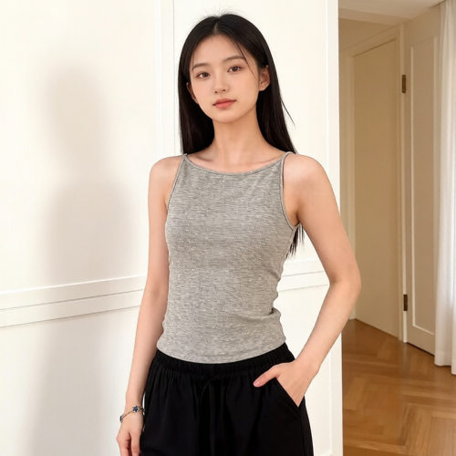 Women's Camisole Tank Top Basic Sleeveless Strappy Blouse