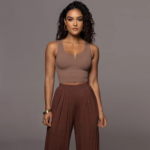 Women's Vest Top with Side Bust Coverage, Thin Camisole