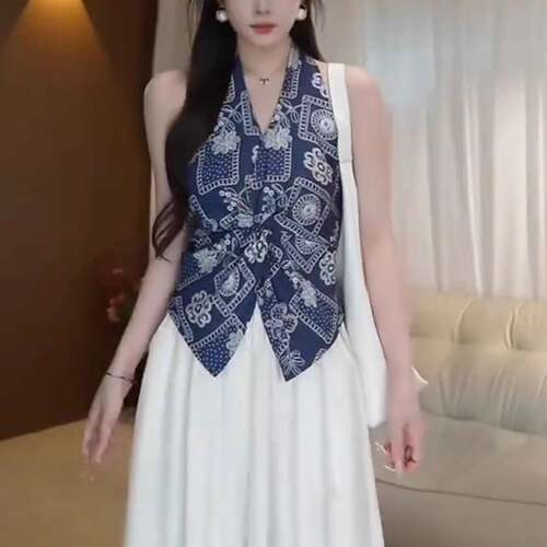 Women's Vest Top with Side Bust Coverage, Thin Camisole