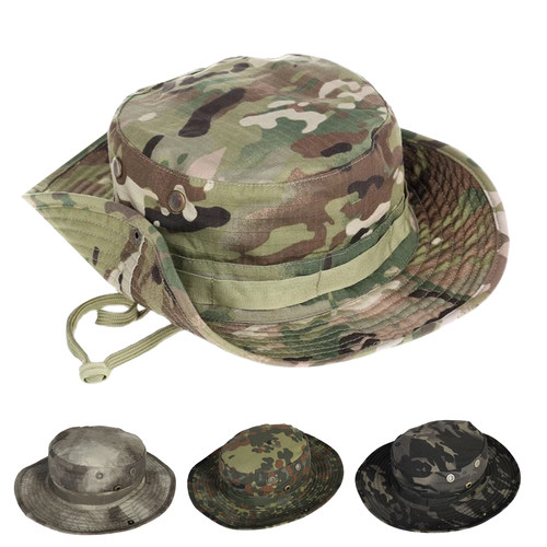 军训帽户外无圆边帽男迷彩奔尼帽