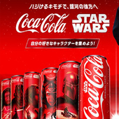 碳酸饮料 包邮 罐装 满3罐多省 350ml 日本进口可口可乐星战联名版