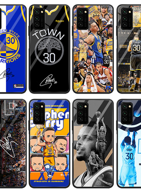 适用华为Pura 70 Ultra/P60Pro/P50/P40Pro荣耀100/90gt手机壳库里Nova13/11se/12勇士Play7T5玻璃全包定制