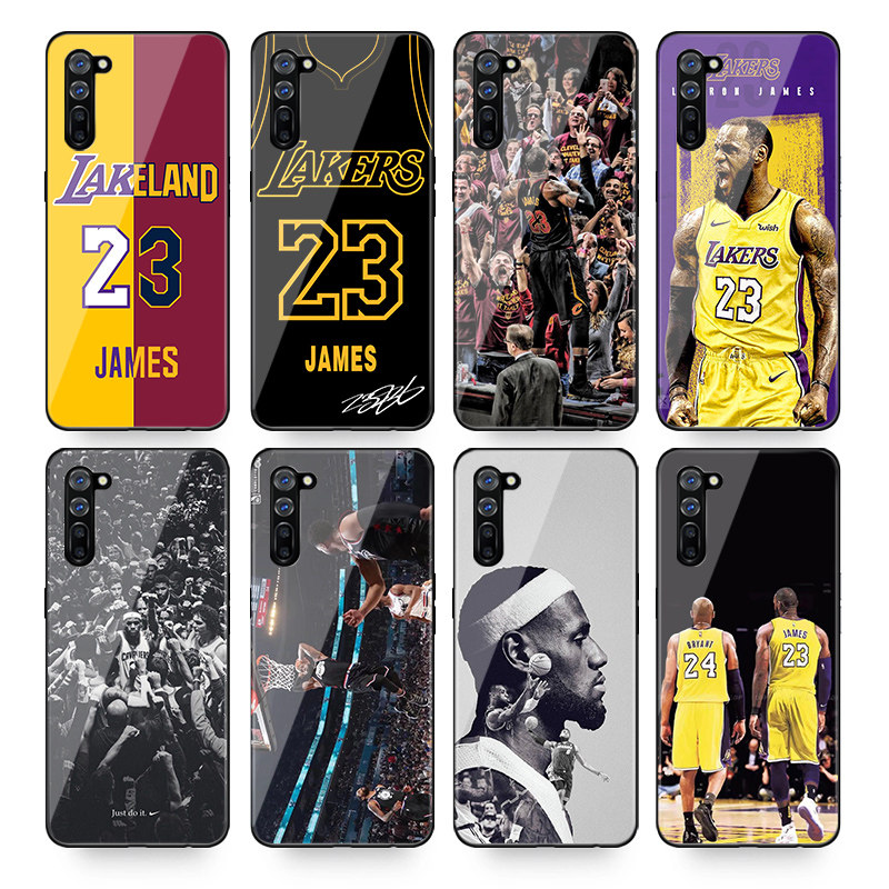 适用OPPO Reno6/4手机壳K7詹姆斯K5/K9湖人A5/A92s篮球Find X2Pro