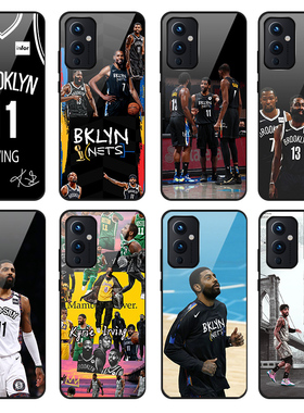 NBA适用一加10/9pro手机壳欧文篮网1+9RT玻璃OnePlus8t定制7篮球R