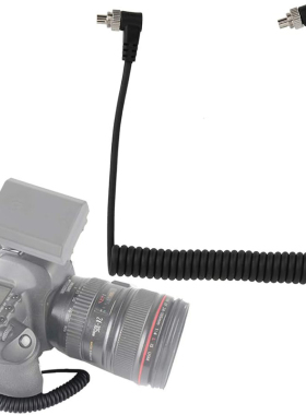 引闪线PC转PC触发线外拍快门同步引闪控制线机顶闪光灯转接连接线