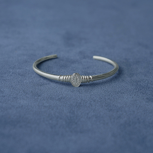 PEPE胡椒盐·纯银丰收图章手镯 镀金 SALE