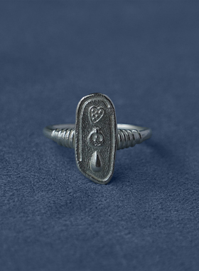 SALE E PEPE胡椒盐·纯银勋章戒指 镀金