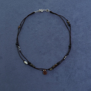 SALE PEPE胡椒盐·纯银酒壶编绳项链