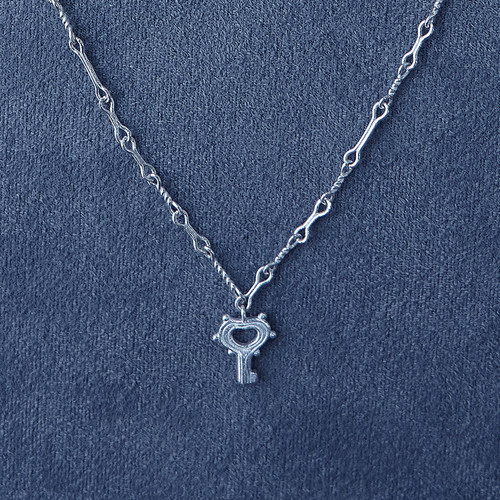 SALE E PEPE 胡椒盐 纯银钥匙项链 新年情人节生日礼物