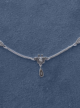 SALE E PEPE胡椒盐·纯银双人舞吊坠项链