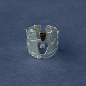 SALE PEPE胡椒盐·纯银卵石干杯戒指