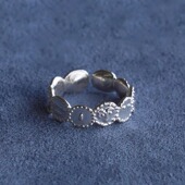 胡椒盐 PEPE 纯银表情戒指 SALE