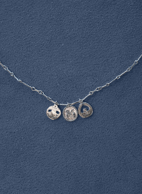 SALE E PEPE胡椒盐·纯银欢聚吊坠项链