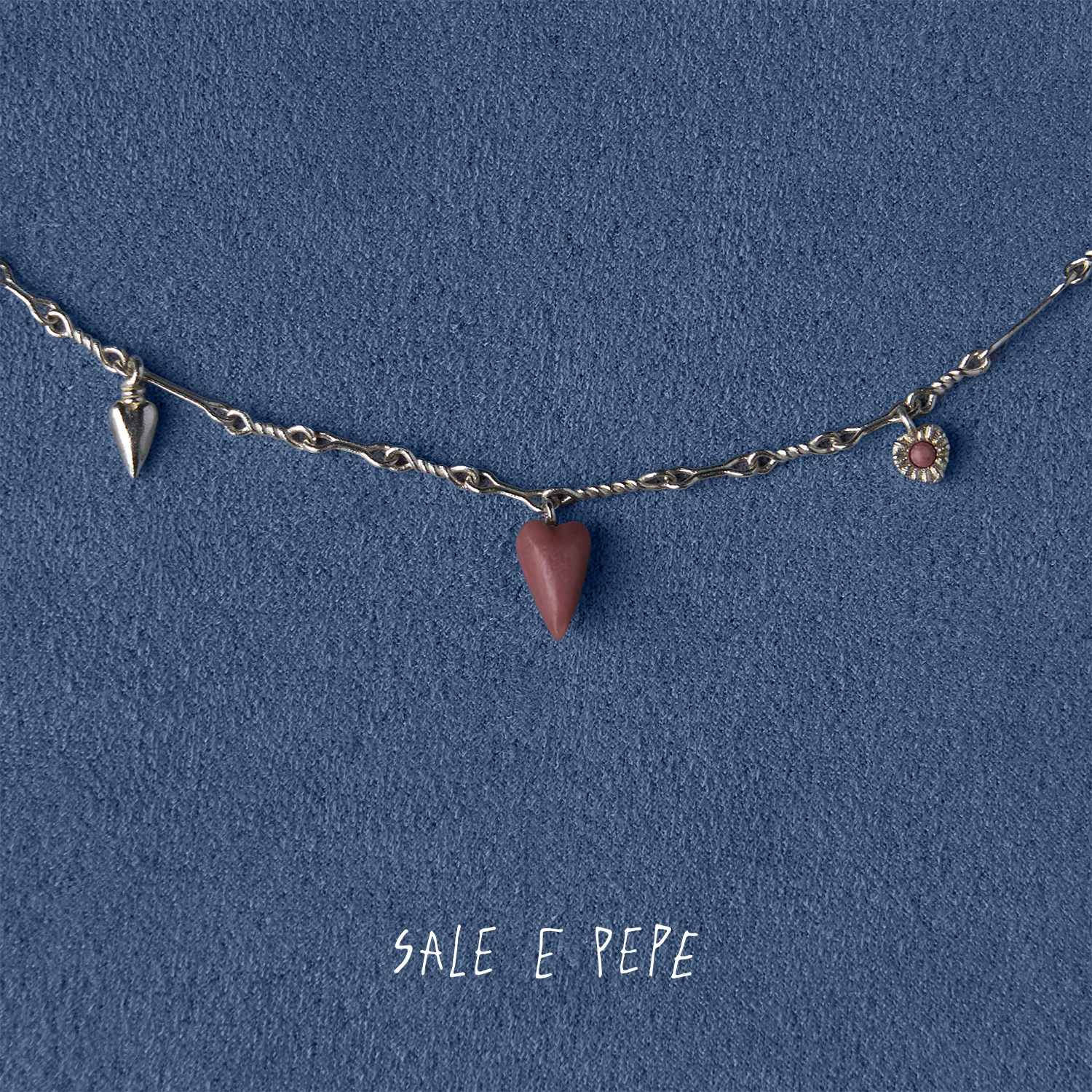 【周雨彤同款】SALE E PEPE胡椒盐·纯银蔷薇石心动风铃项链图片