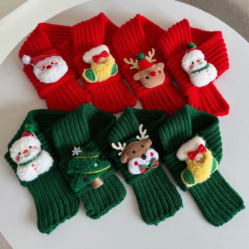 宠物狗狗猫咪圣诞围巾围脖装饰