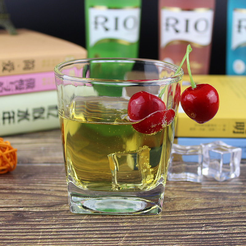 有为4008四方杯厚底杯170ml餐果汁饮料杯茶杯白酒杯啤酒杯烈酒杯