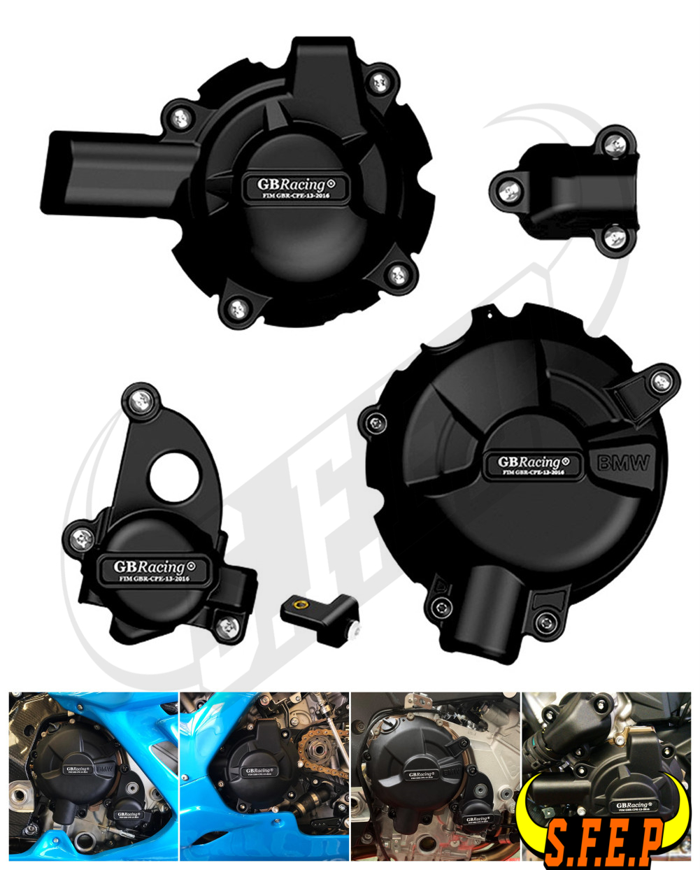 适用于宝马S1000RR发动机保护盖