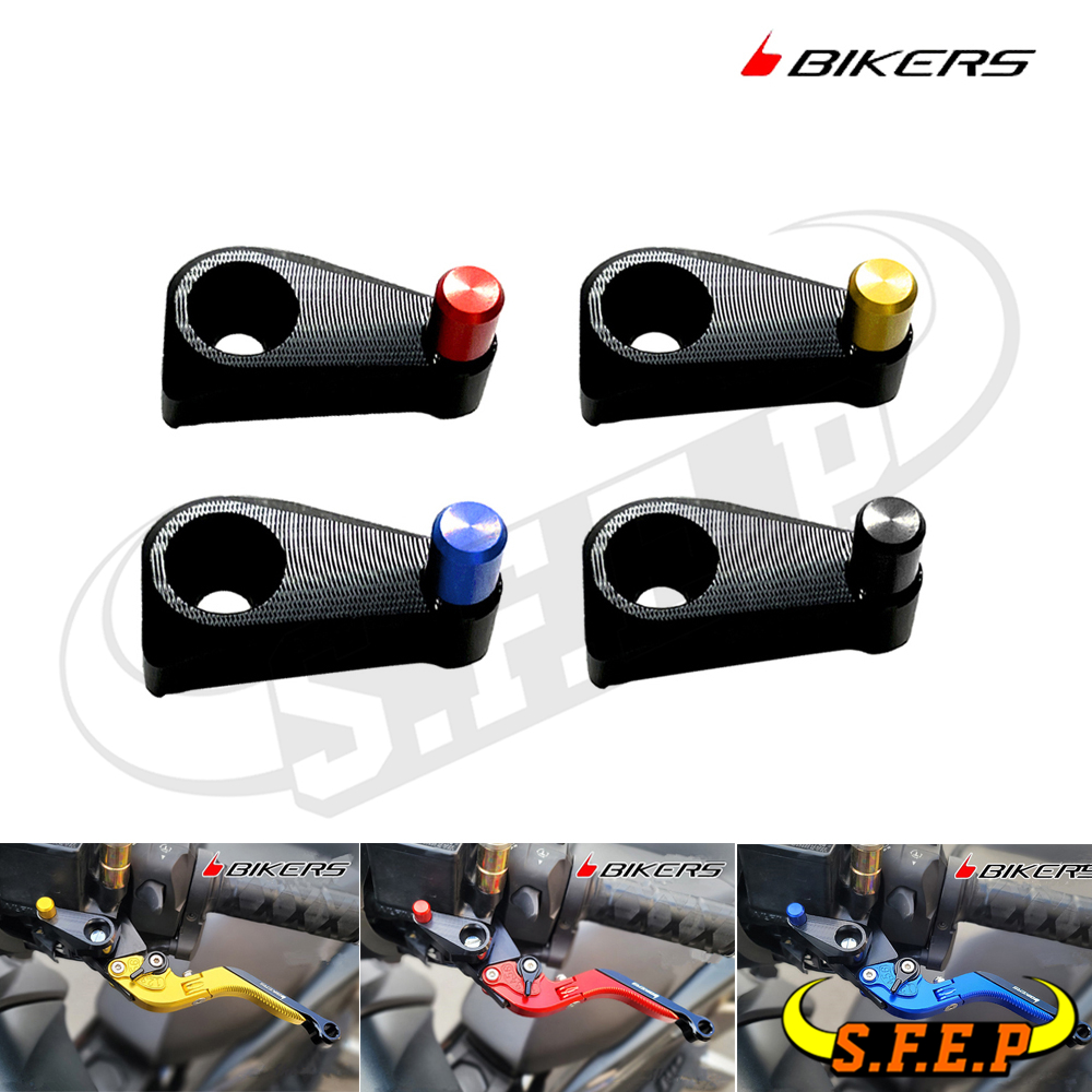 BIKERS适用本田NSS350/Forza350/300 改装刹车牛角驻车开关固定器