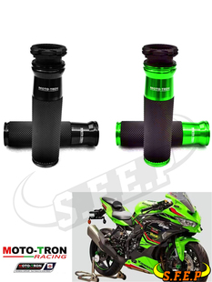 ZX4R 防滑手把套 MOTO ZX4RR 250 改装 Ninja300 TRON适用川崎 ZH2