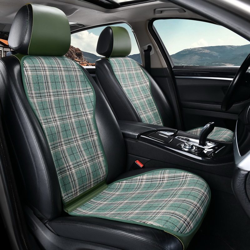 汽车加厚坐垫四季通用免绑夏季座垫亚麻格子防滑透气车坐垫,汽车用品/电子/清洗/改装,通用座套/座垫,淘宝优惠券,粉丝福利购,淘宝优惠卷
