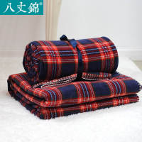 A small blanket for nap in the cubicle office, a single sofa, a blanket for nap, and a thickened air-conditioned blanket in British style thumbnail 3