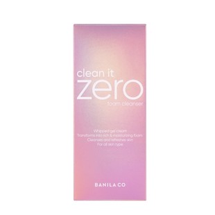BANILACO芭妮兰zero洁面乳120ML泡沫深层清洁毛孔角质保湿温和