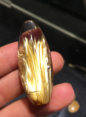 天然钛晶吊坠桶珠路路通无事牌胸坠项链 精品顺板钛吊坠男女收藏