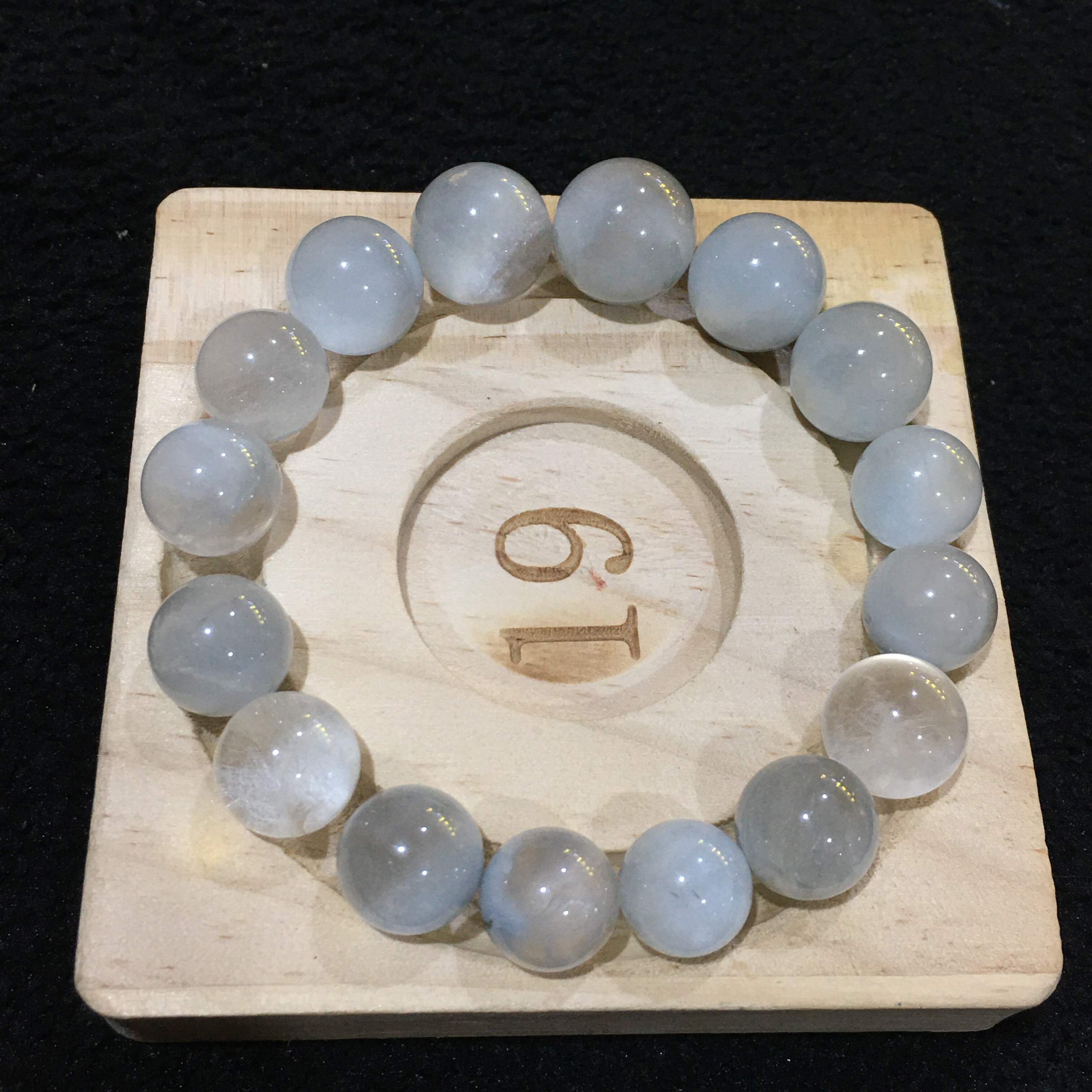 天然兔毛水晶稀有蓝兔毛圆珠单珠多宝手链项链戒指等diy配件