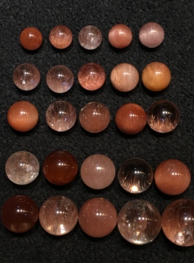 天然兔毛水晶粉钢丝兔毛水晶圆珠单珠多宝手链项链戒指等diy配件