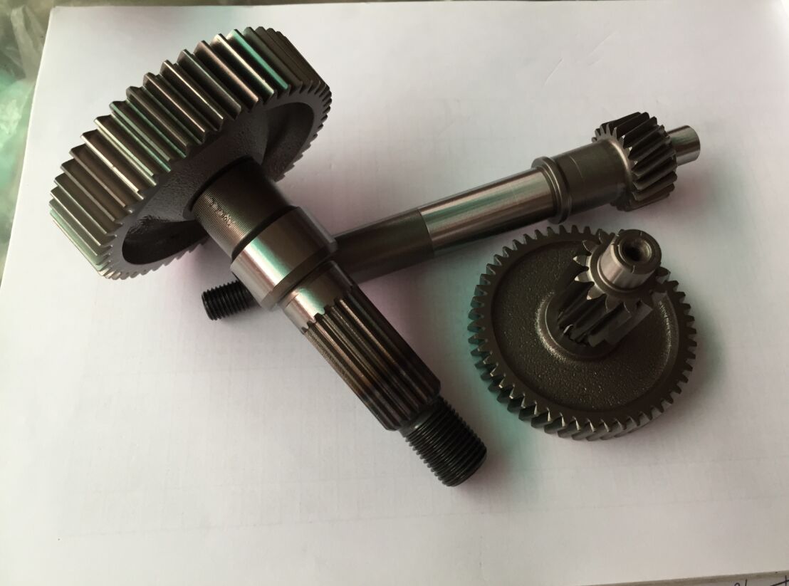 适用五羊本田WH100T喜悦发动机传动齿轮尾牙齿原装正品配件