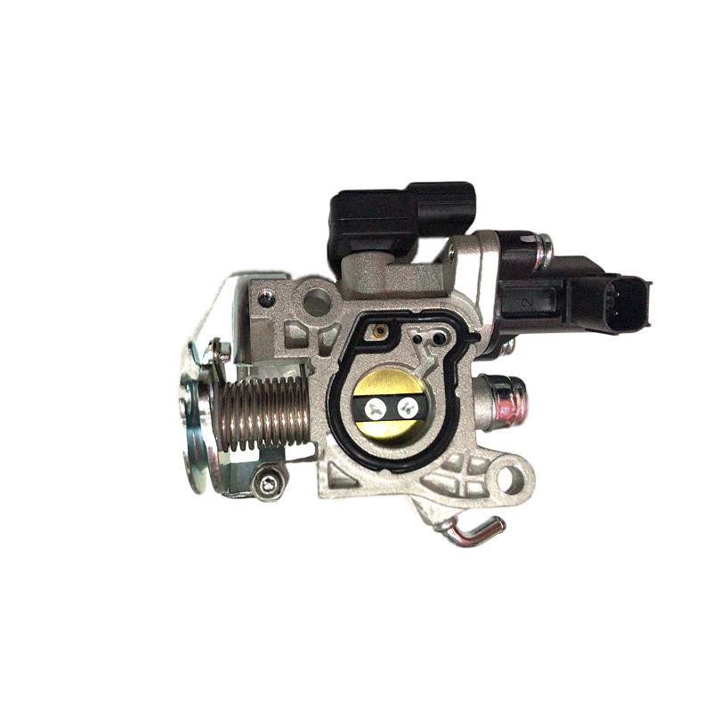 适用五羊本田WH100T-L喜悦发动机节气阀进气管喷油嘴原装正品配件