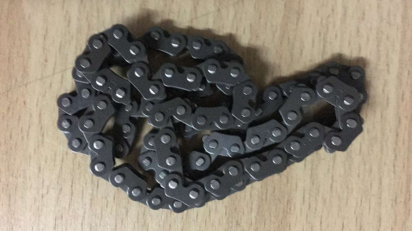 适用五羊本田WH100T喜悦发动机时规链条小链条正时链条原装正品