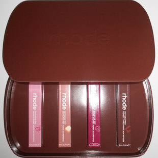 bean新补货自然丰盈水润唇釉 海莉hailey有色唇彩jelly 正品 rhode