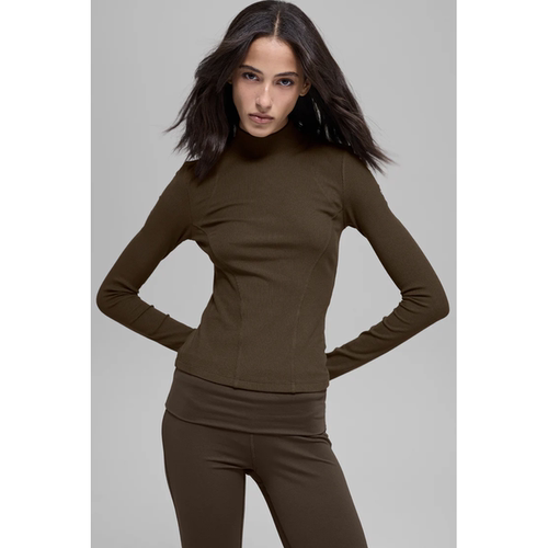 新款alo女士运动长袖T恤修身显瘦