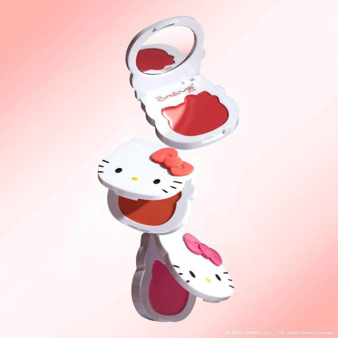 The Crème Shop x Hello Kitty 可爱水润奶油腮红膏双颊红润胭脂