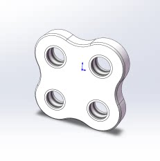 CUBE-Z模块化装配式机箱 连接模块 异型螺母 四孔螺母 六孔螺母