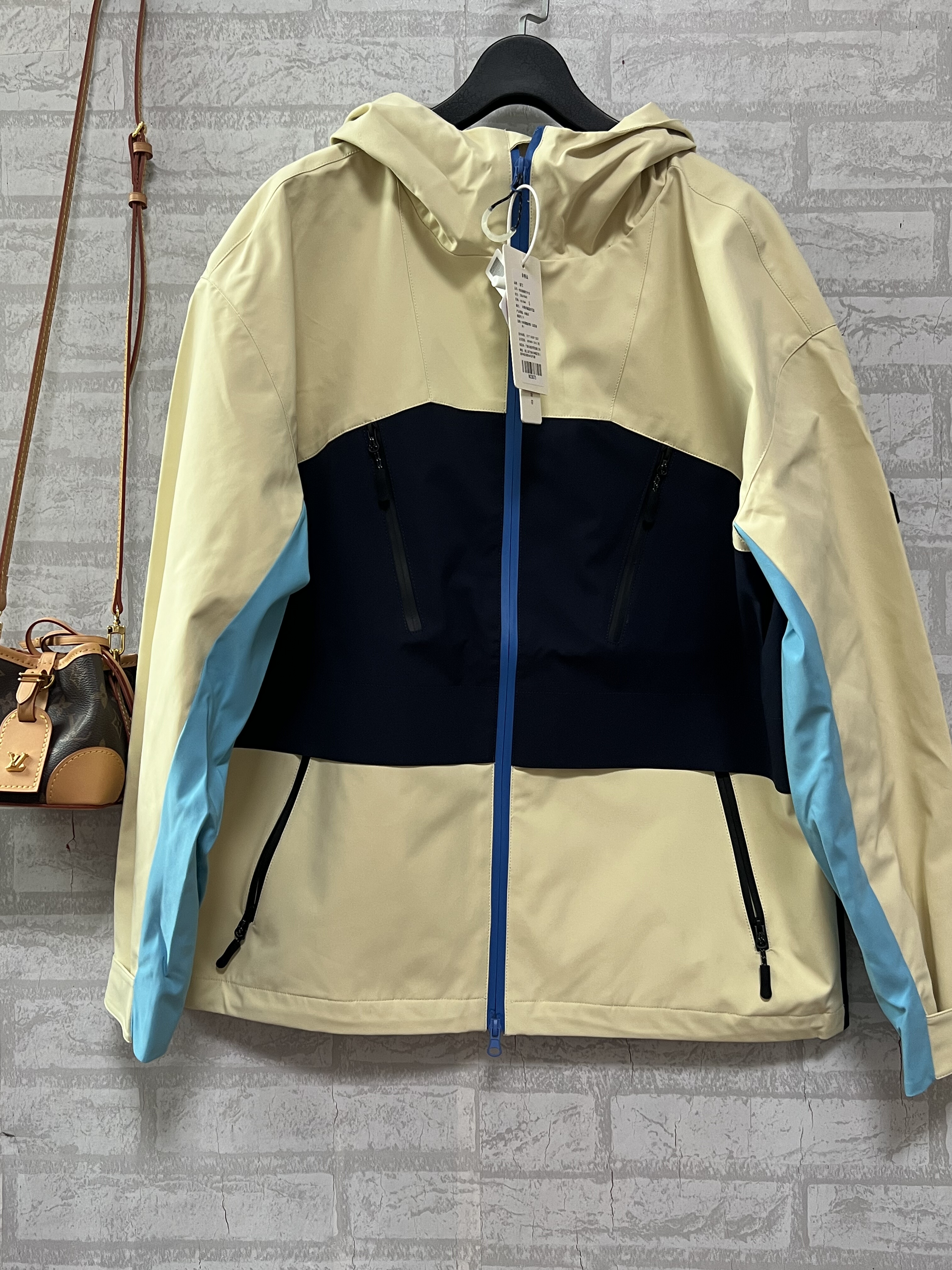 韩国单春季男女同款户外防风防水冲锋衣外套