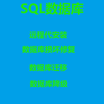 SQL2000/2005/2008/2012/2014/2016/2017/2018/2019数据库代安装