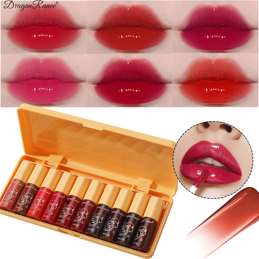 DR150  唇蜜10只口红水镜面染唇液草莓红唇蜜显白持久不脱色唇釉