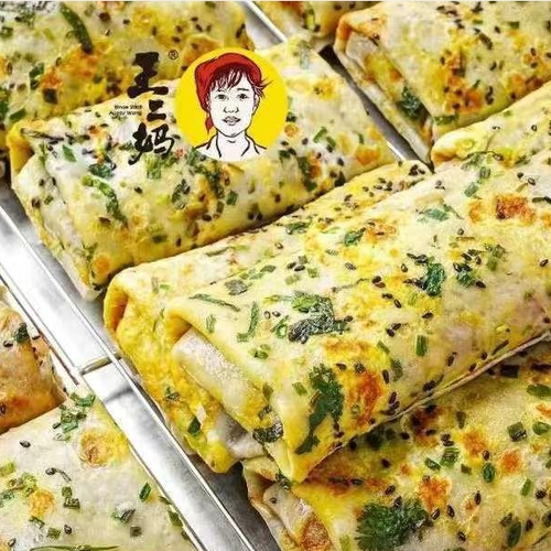 王二妈盐城鸡蛋饼正宗草鸡