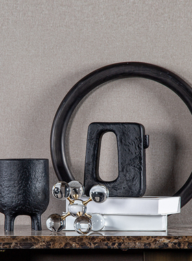 系列欧式风轻奢电视柜摆件工艺品